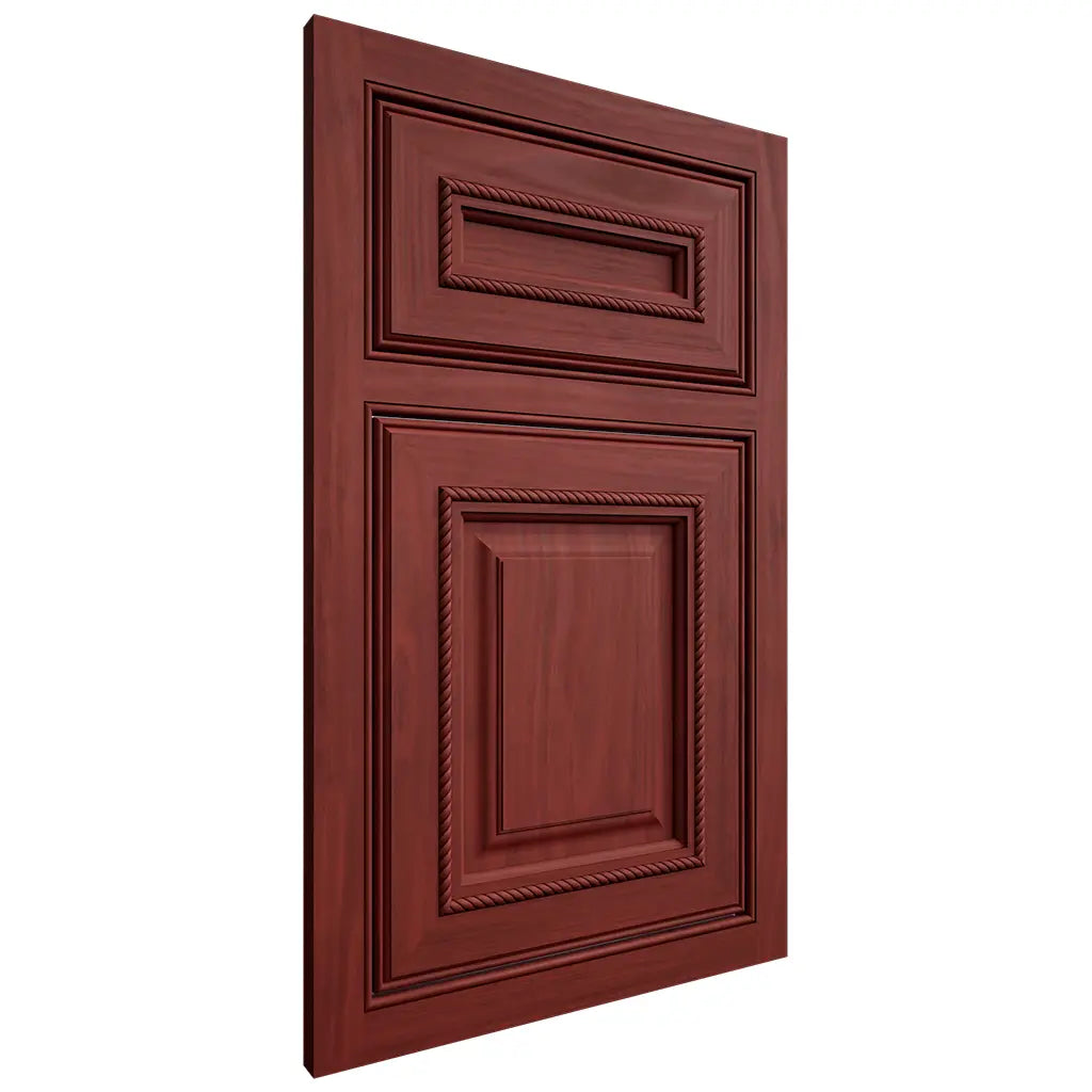 Shiloh Cabinetry Beaded Inset Manchester Cherry Plain Cut Red Door