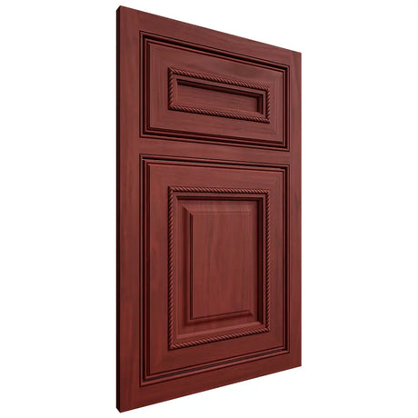 Shiloh Cabinetry Beaded Inset Manchester Cherry Plain Cut Red Door
