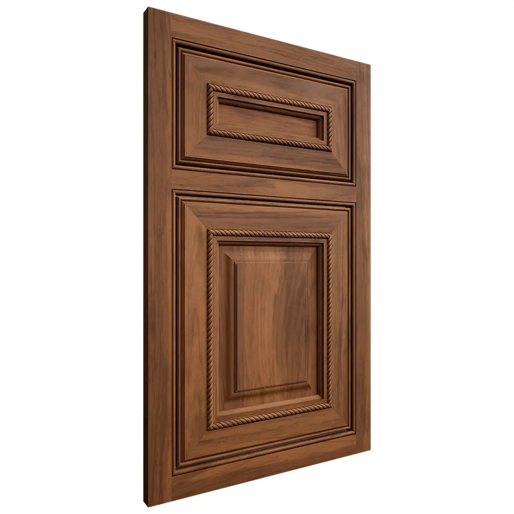 Shiloh Cabinetry Beaded Inset Manchester Hickory Plain Cut Burnt Sugar Door