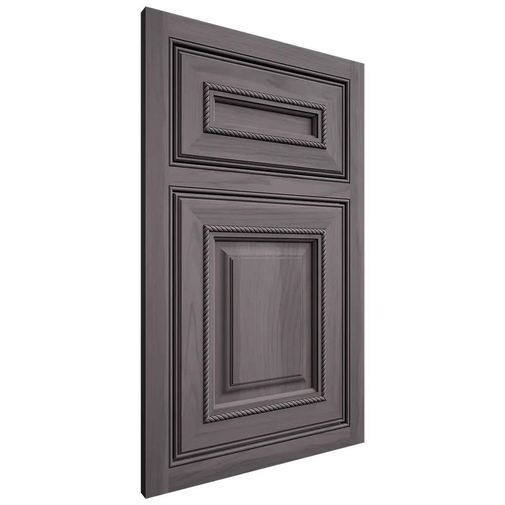 Shiloh Cabinetry Beaded Inset Manchester Hickory Plain Cut Cadet Door