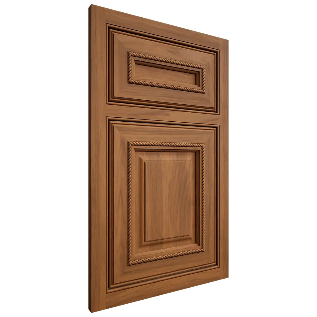 Shiloh Cabinetry Beaded Inset Manchester Hickory Plain Cut Chestnut Door