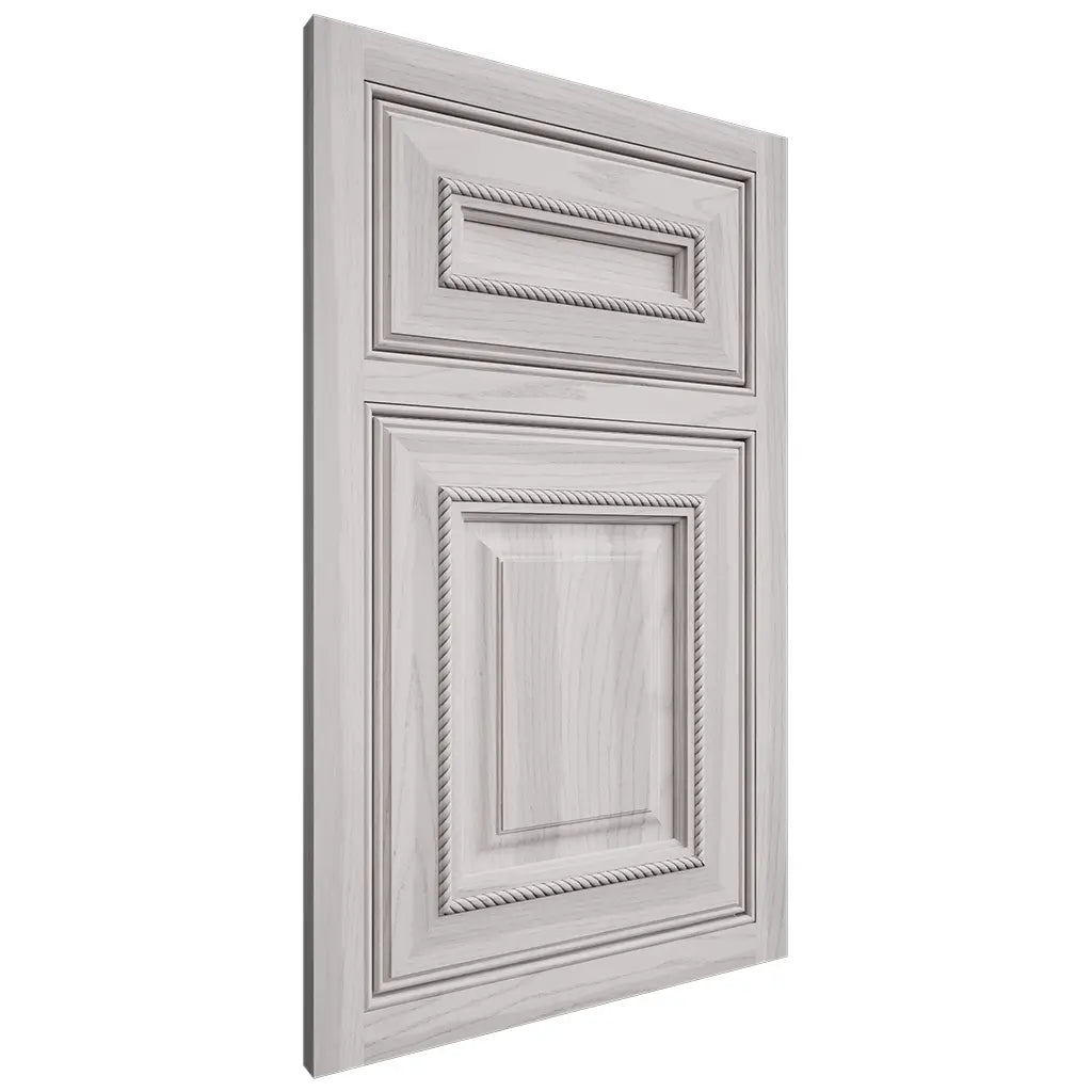 Shiloh Cabinetry Beaded Inset Manchester Hickory Plain Cut Cotton Door