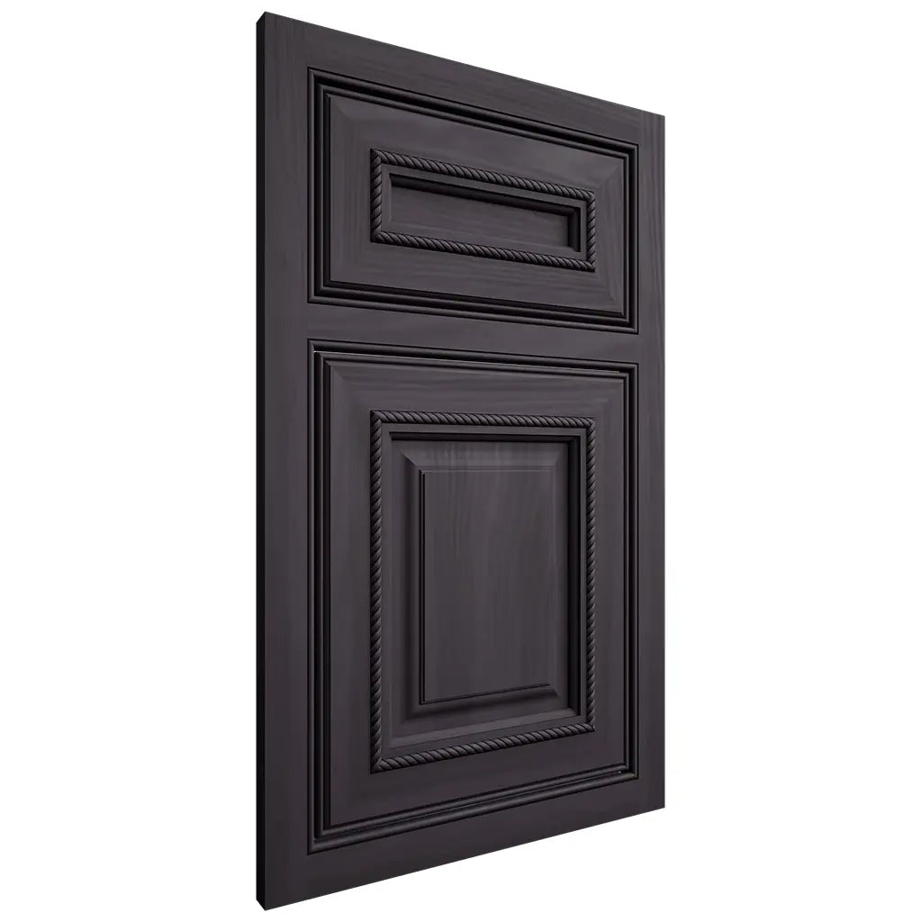 Shiloh Cabinetry Beaded Inset Manchester Hickory Plain Cut Harbor Door
