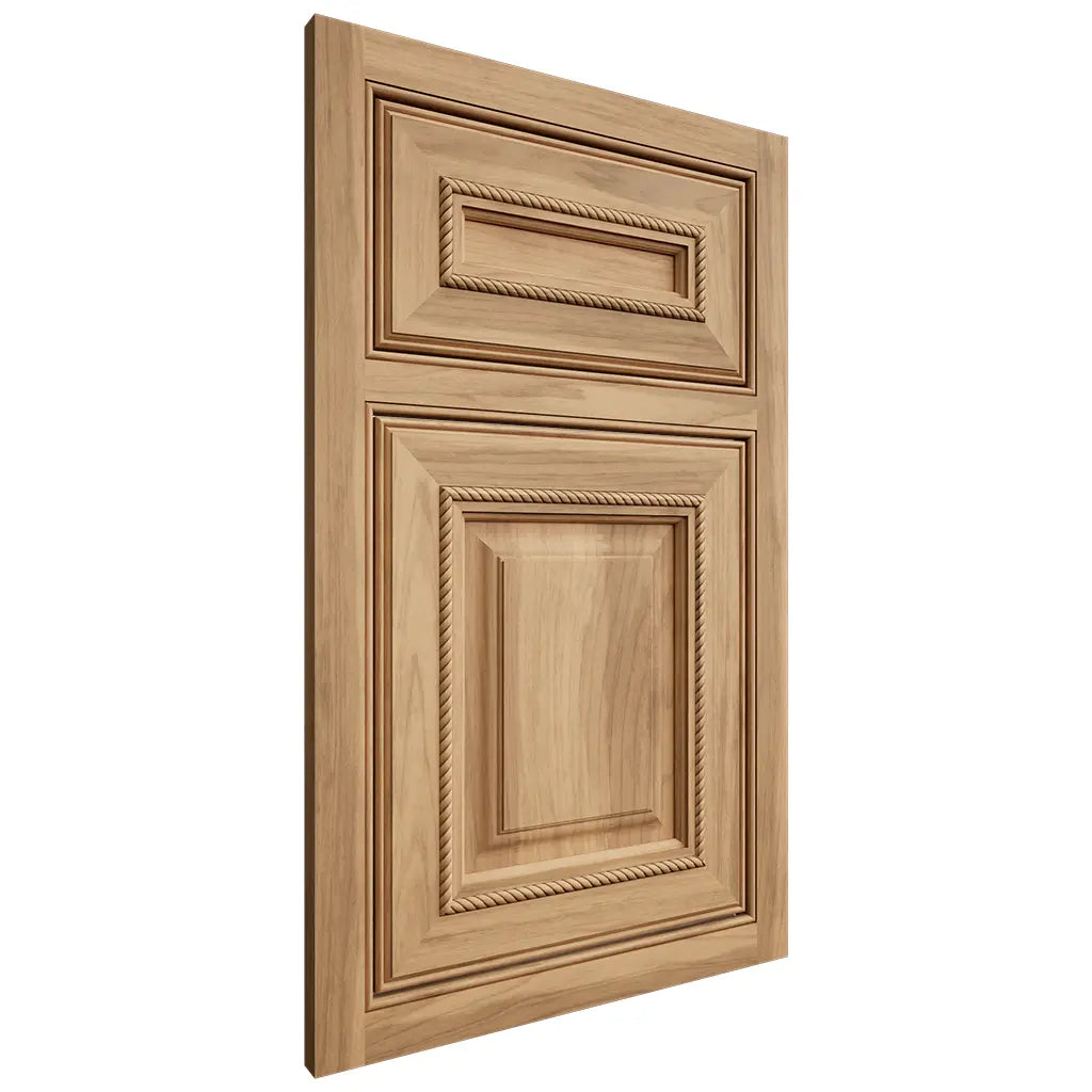 Shiloh Cabinetry Beaded Inset Manchester Hickory Plain Cut Natural Door