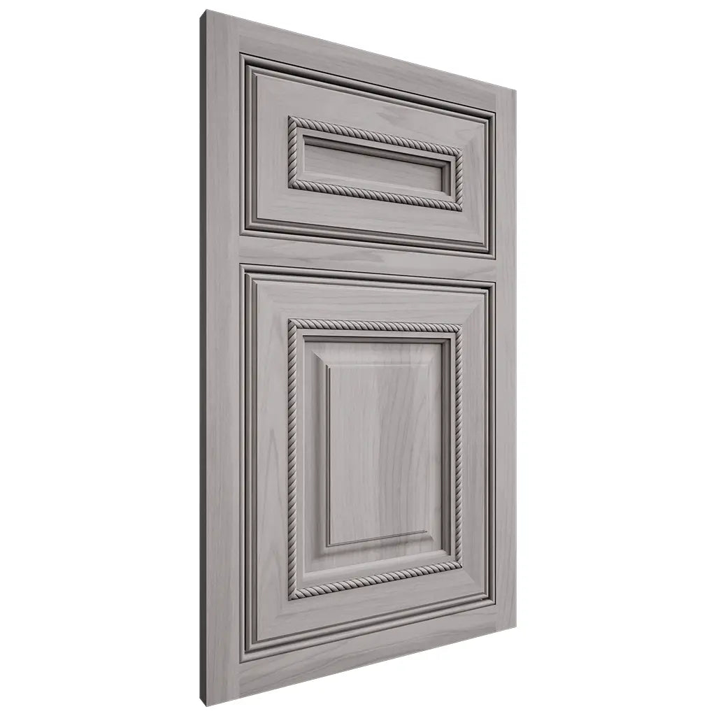 Shiloh Cabinetry Beaded Inset Manchester Hickory Plain Cut Stratus Door