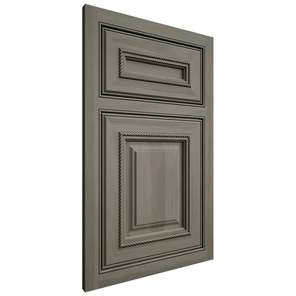 Shiloh Cabinetry Beaded Inset Manchester Hickory Plain Cut Thyme Door