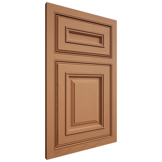 Shiloh Cabinetry Beaded Inset Manchester Maple Plain Cut Cashmere Door