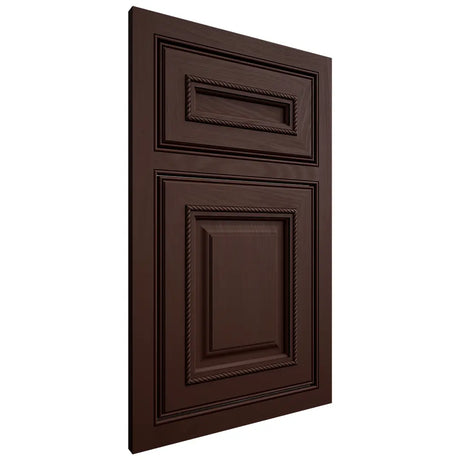 Shiloh Cabinetry Beaded Inset Manchester Maple Plain Cut Cocoa Door