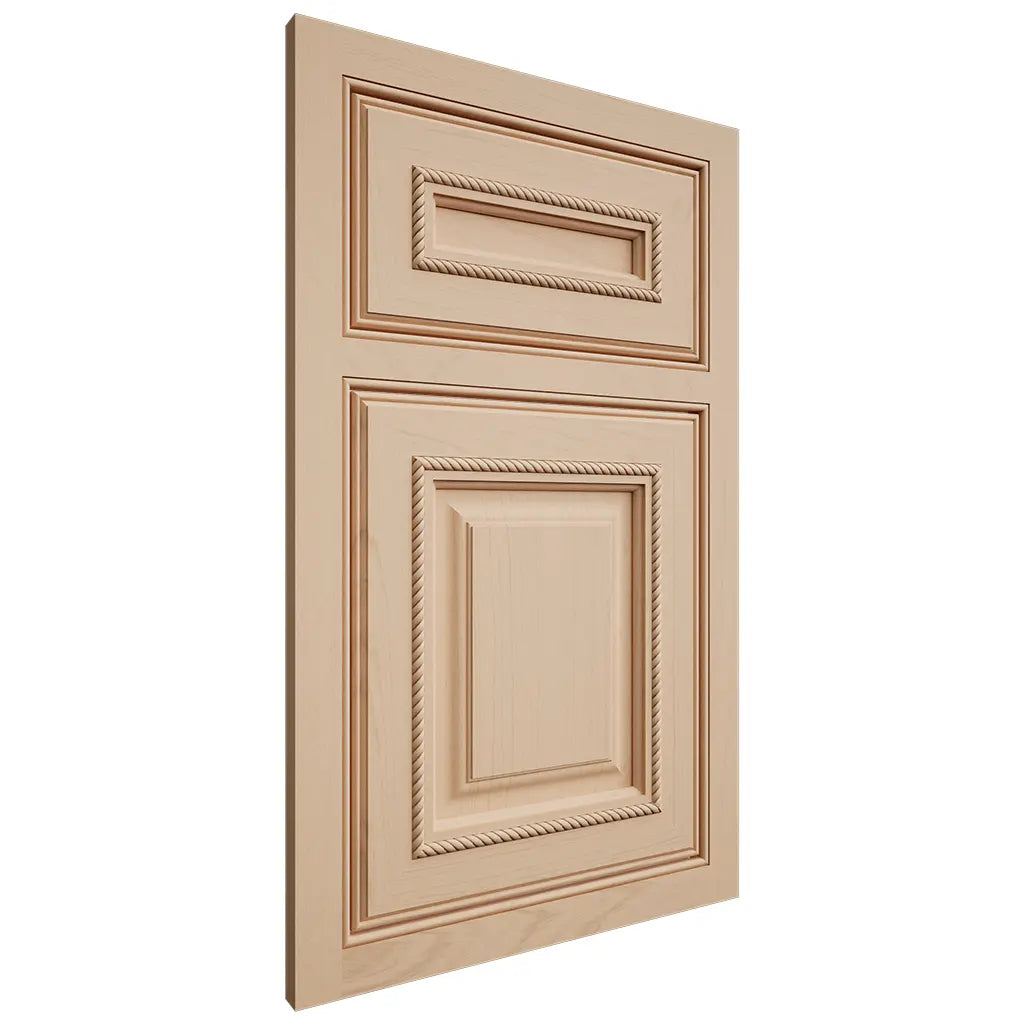 Shiloh Cabinetry Beaded Inset Manchester Maple Plain Cut Natural Door