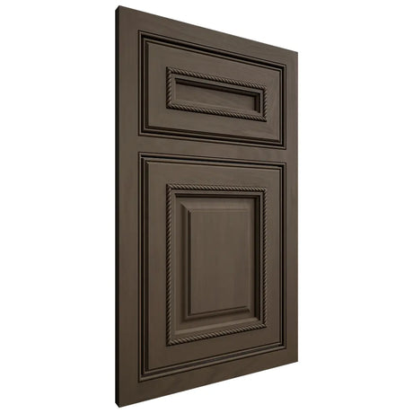 Shiloh Cabinetry Beaded Inset Manchester Maple Plain Cut Perfect Brown Door