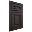 Shiloh Cabinetry Beaded Inset Manchester Poplar Plain Cut Carbon Door