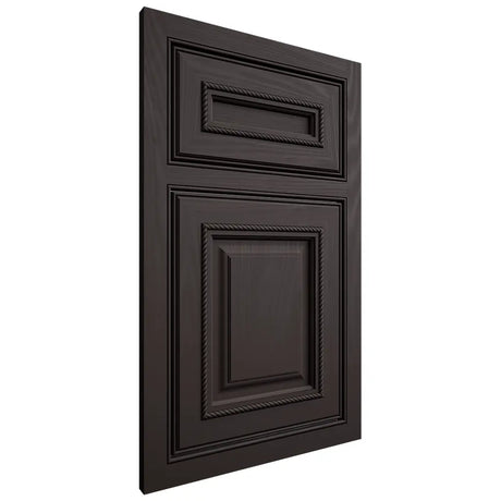 Shiloh Cabinetry Beaded Inset Manchester Poplar Plain Cut Carbon Door