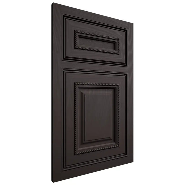 Shiloh Cabinetry Beaded Inset Manchester Poplar Plain Cut Carbon Door