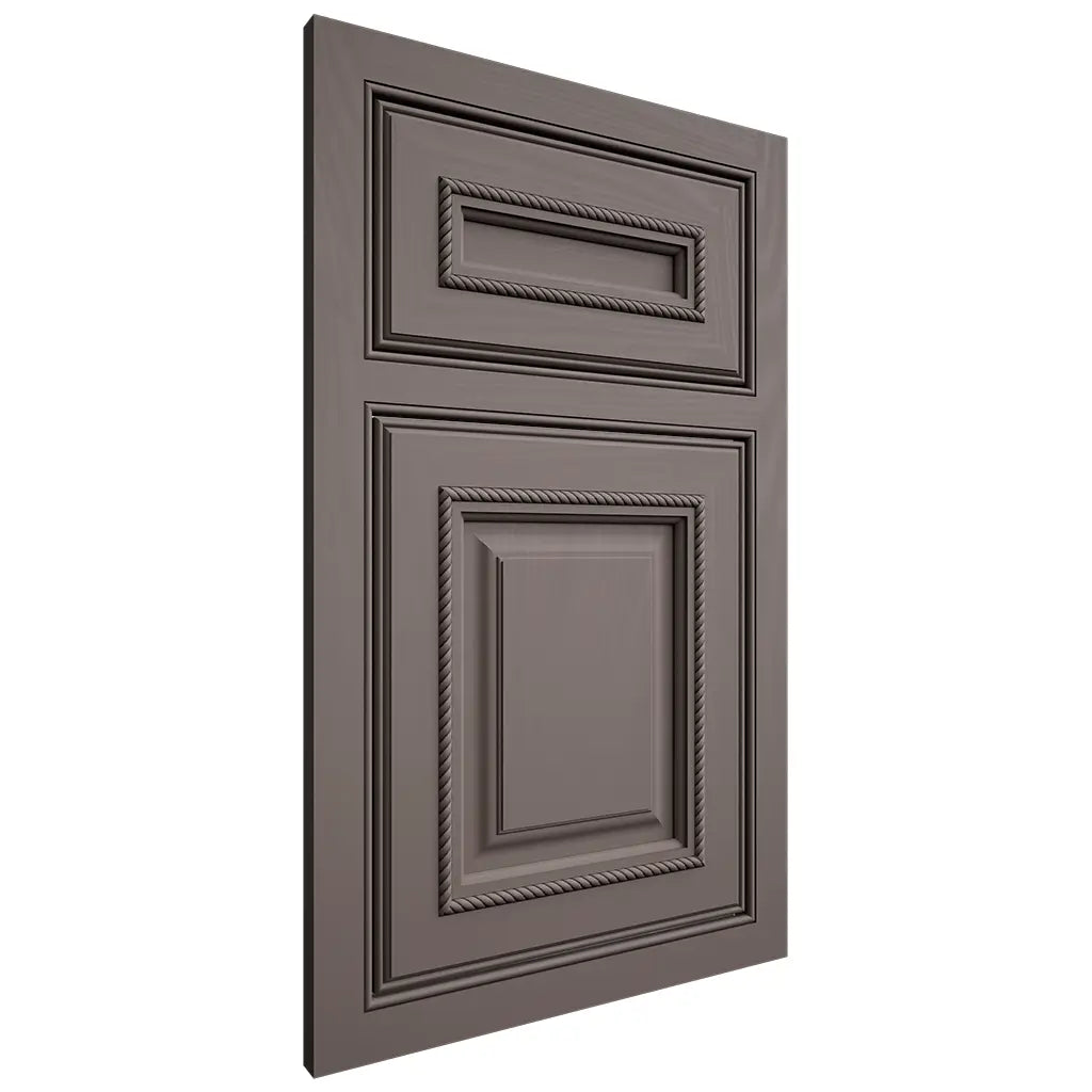 Shiloh Cabinetry Beaded Inset Manchester Poplar Plain Cut Heatherstone Door