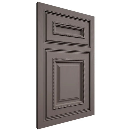 Shiloh Cabinetry Beaded Inset Manchester Poplar Plain Cut Heatherstone Door