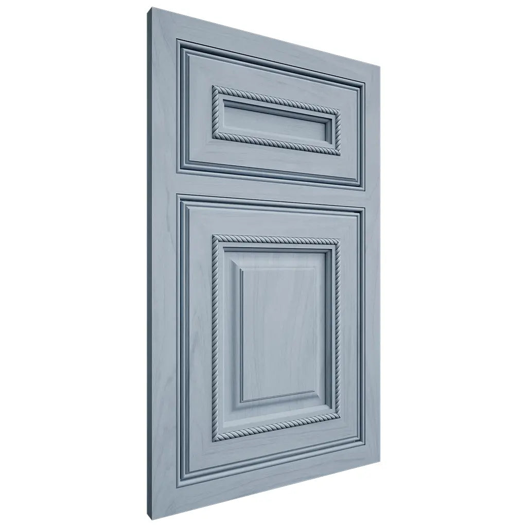 Shiloh Cabinetry Beaded Inset Manchester Poplar Plain Cut Sky Door