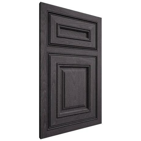Shiloh Cabinetry Beaded Inset Manchester Red Oak Plain Cut Harbor Door