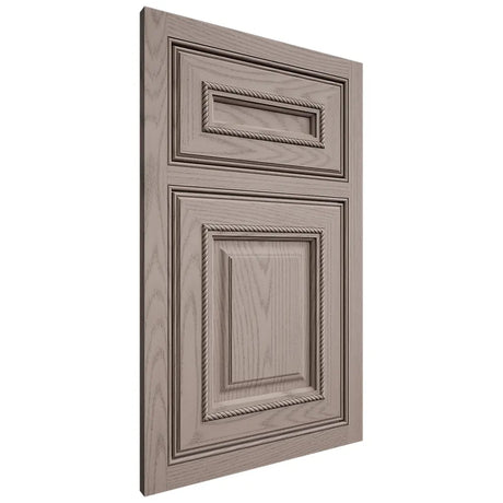 Shiloh Cabinetry Beaded Inset Manchester Red Oak Plain Cut Sterling Door