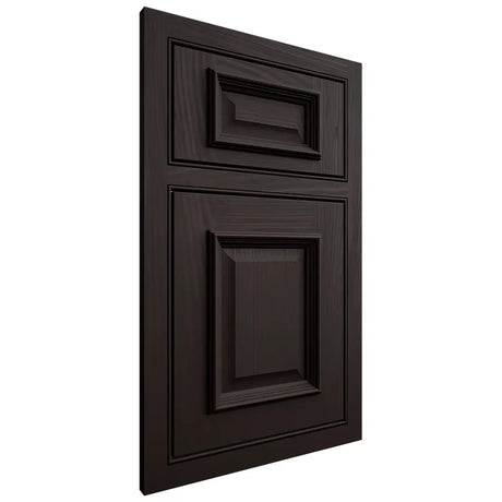 Shiloh Cabinetry Beaded Inset Montgomery Alder Plain Cut Espresso Door