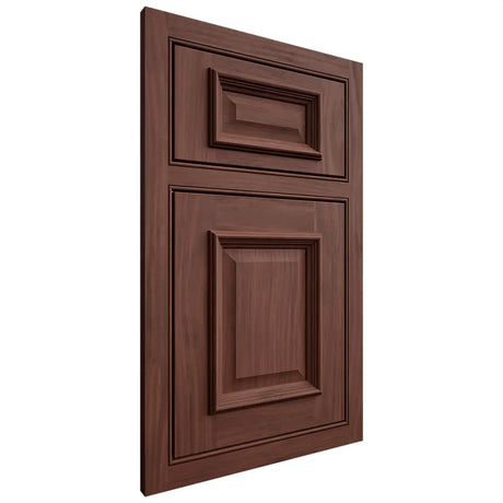 Shiloh Cabinetry Beaded Inset Montgomery Cherry Plain Cut Bourbon Door