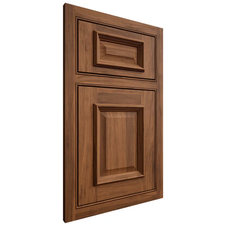 Shiloh Cabinetry Beaded Inset Montgomery Hickory Plain Cut Burnt Sugar Door