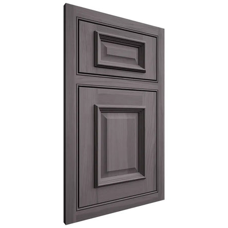 Shiloh Cabinetry Beaded Inset Montgomery Hickory Plain Cut Cadet Door