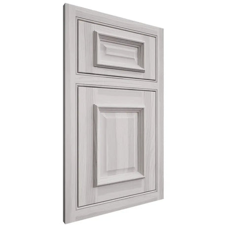 Shiloh Cabinetry Beaded Inset Montgomery Hickory Plain Cut Cotton Door
