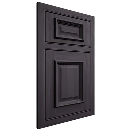 Shiloh Cabinetry Beaded Inset Montgomery Hickory Plain Cut Harbor Door