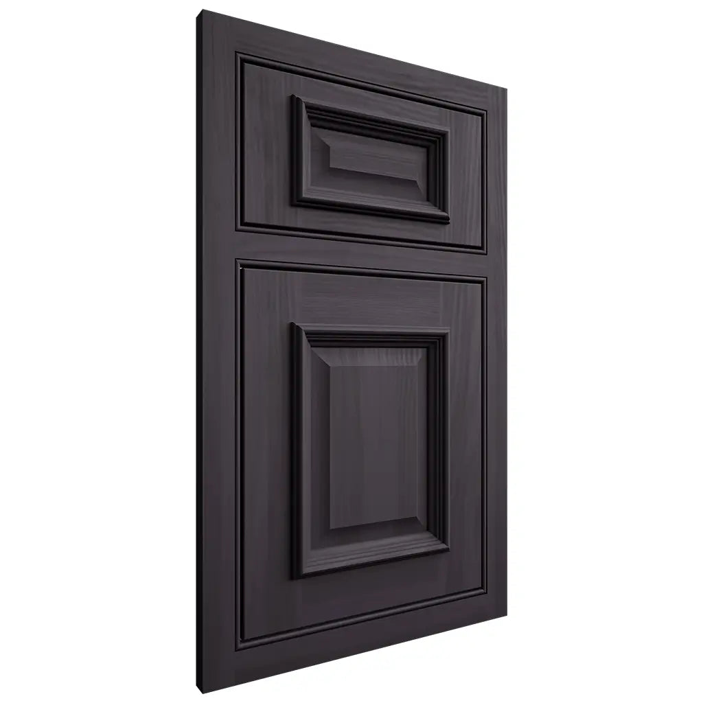 Shiloh Cabinetry Beaded Inset Montgomery Hickory Plain Cut Harbor Door