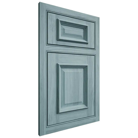 Shiloh Cabinetry Beaded Inset Montgomery Hickory Plain Cut Sky Door