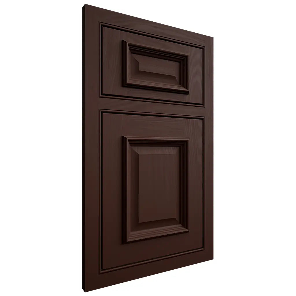 Shiloh Cabinetry Beaded Inset Montgomery Maple Plain Cut Cocoa Door