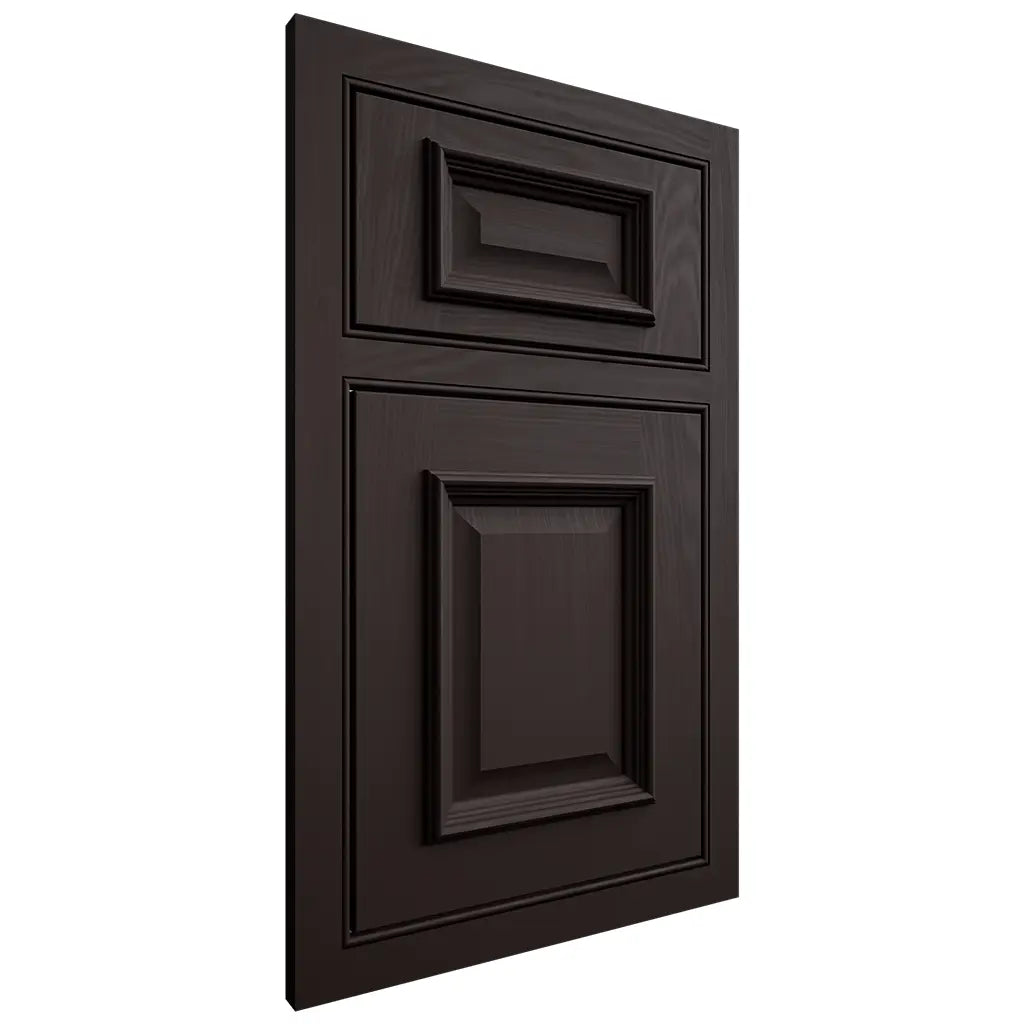 Shiloh Cabinetry Beaded Inset Montgomery Maple Plain Cut Espresso Door