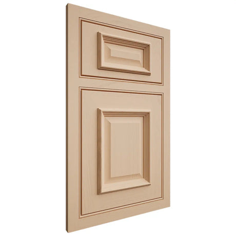 Shiloh Cabinetry Beaded Inset Montgomery Maple Plain Cut Natural Door