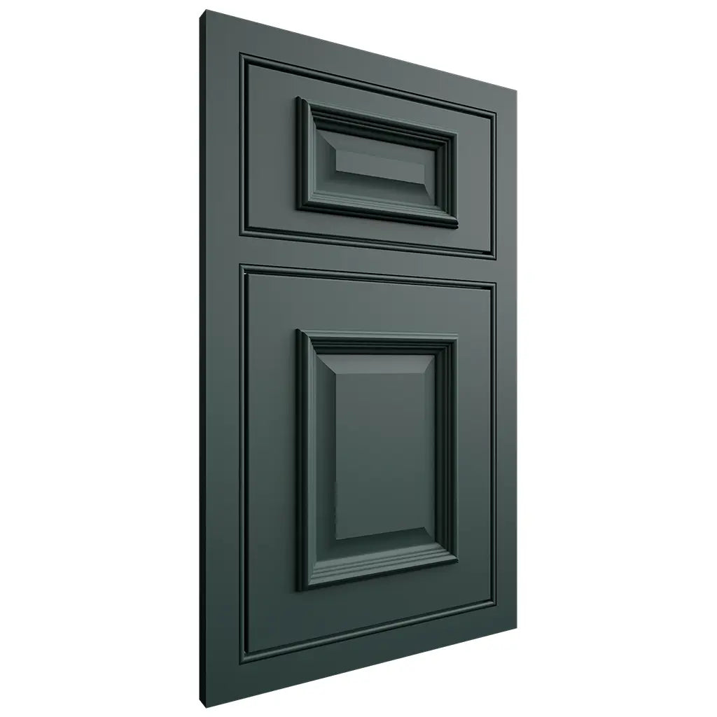 Shiloh Cabinetry Beaded Inset Montgomery Paintable Billiard Green Door