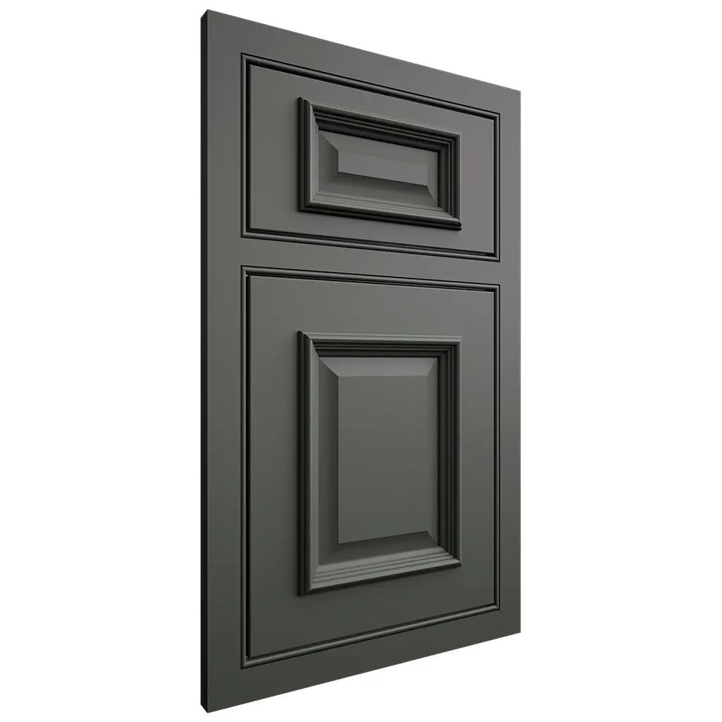 Shiloh Cabinetry Beaded Inset Montgomery Paintable Pewter Green Door