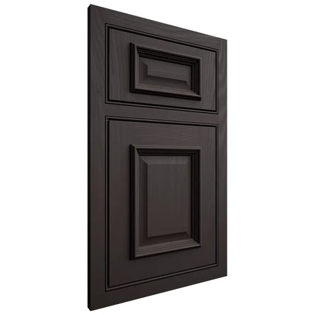 Shiloh Cabinetry Beaded Inset Montgomery Poplar Plain Cut Carbon Door