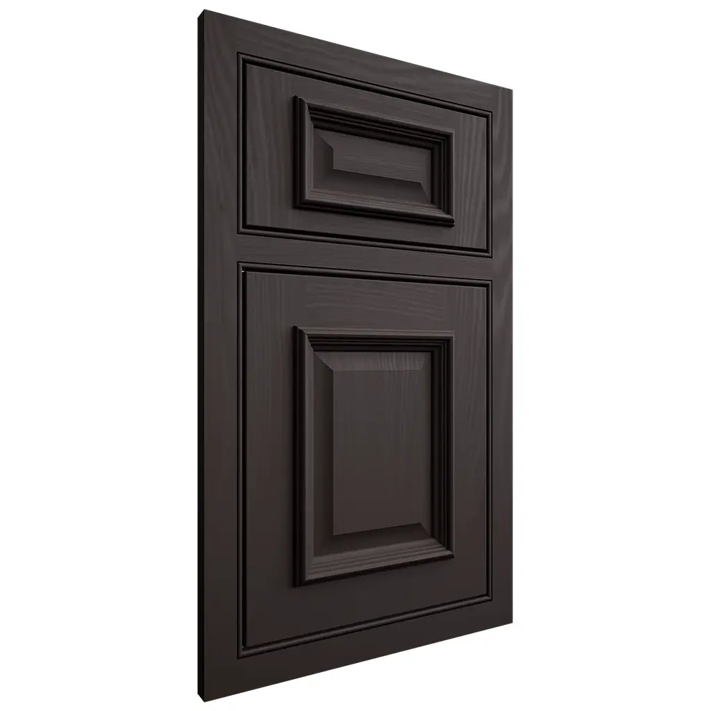Shiloh Cabinetry Beaded Inset Montgomery Poplar Plain Cut Carbon Door