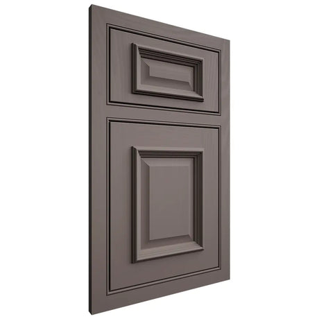 Shiloh Cabinetry Beaded Inset Montgomery Poplar Plain Cut Heatherstone Door
