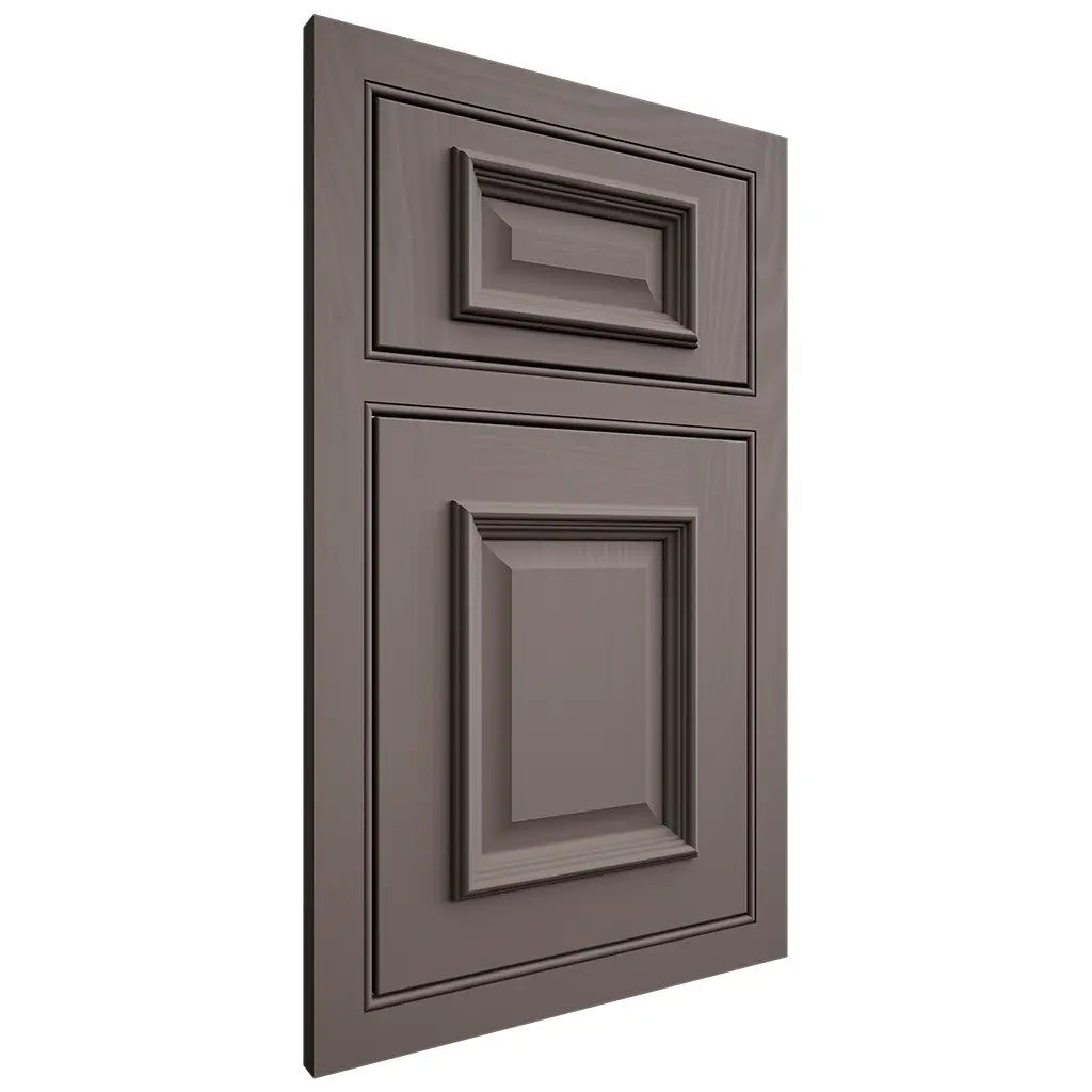 Shiloh Cabinetry Beaded Inset Montgomery Poplar Plain Cut Heatherstone Door