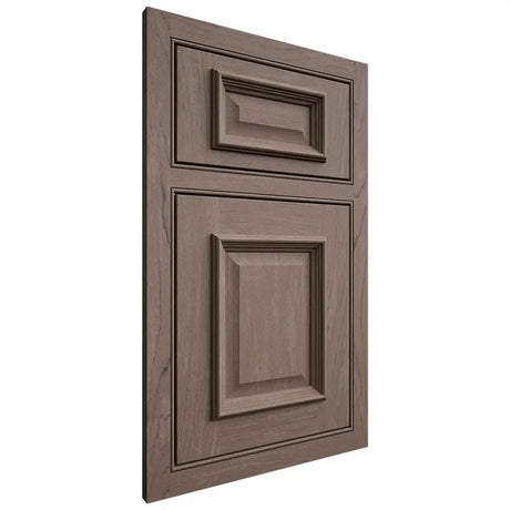 Shiloh Cabinetry Beaded Inset Montgomery Poplar Plain Cut River Rock Door