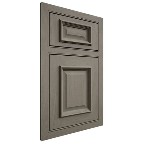 Shiloh Cabinetry Beaded Inset Montgomery Poplar Plain Cut Thyme Door