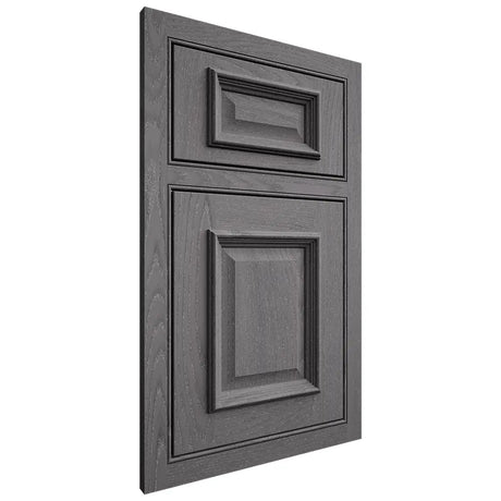Shiloh Cabinetry Beaded Inset Montgomery Red Oak Plain Cut Cadet Door