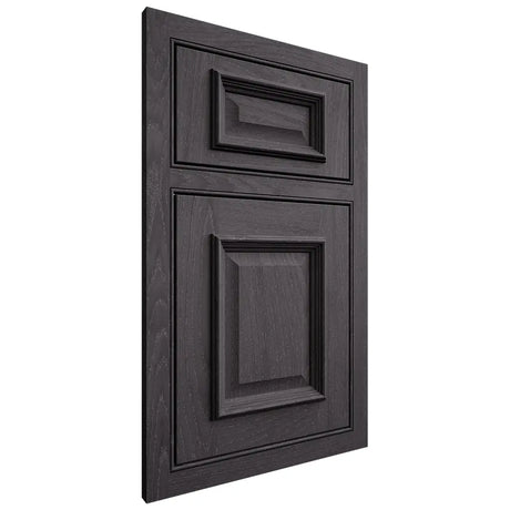 Shiloh Cabinetry Beaded Inset Montgomery Red Oak Plain Cut Harbor Door