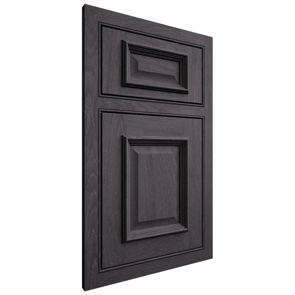 Shiloh Cabinetry Beaded Inset Montgomery Red Oak Plain Cut Harbor Door