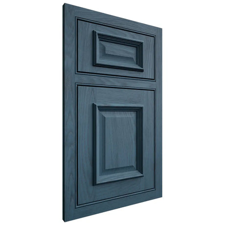 Shiloh Cabinetry Beaded Inset Montgomery Red Oak Plain Cut Hudson Door