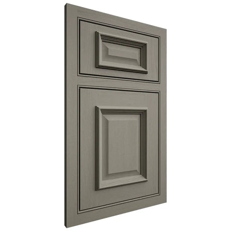 Shiloh Cabinetry Beaded Inset Montgomery Walnut Plain Cut Thyme Door