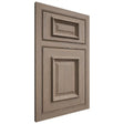 Shiloh Cabinetry Beaded Inset Montgomery White Oak Plain Cut Almond Door