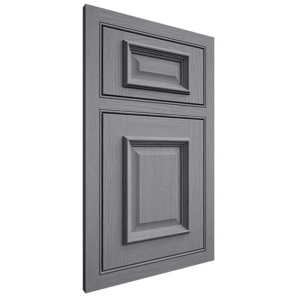 Shiloh Cabinetry Beaded Inset Montgomery White Oak Plain Cut Cadet Door