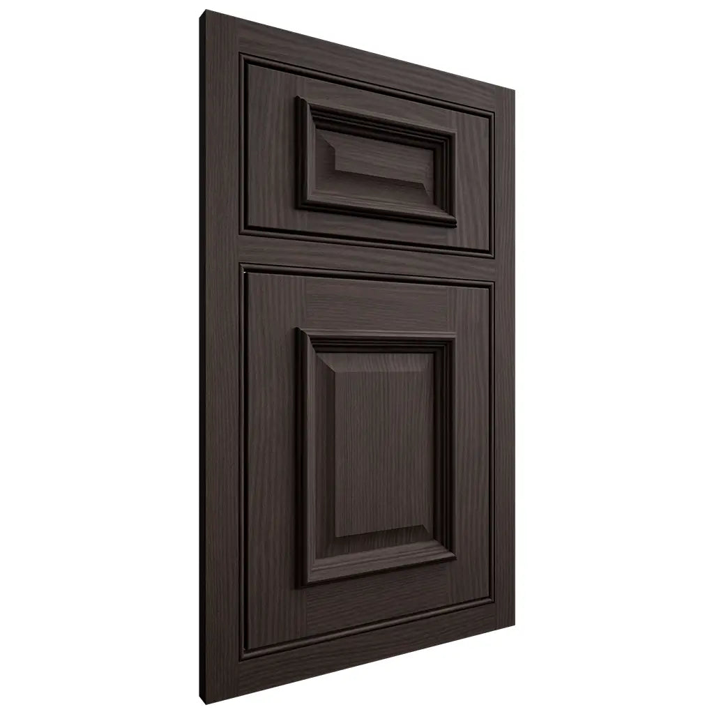 Shiloh Cabinetry Beaded Inset Montgomery White Oak Plain Cut Morel Door