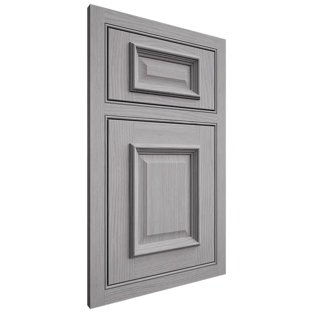 Shiloh Cabinetry Beaded Inset Montgomery White Oak Plain Cut Stratus Door